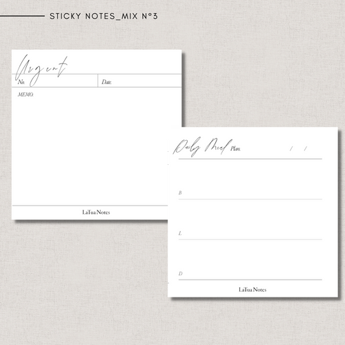 Sticky Notes - MIX N°3