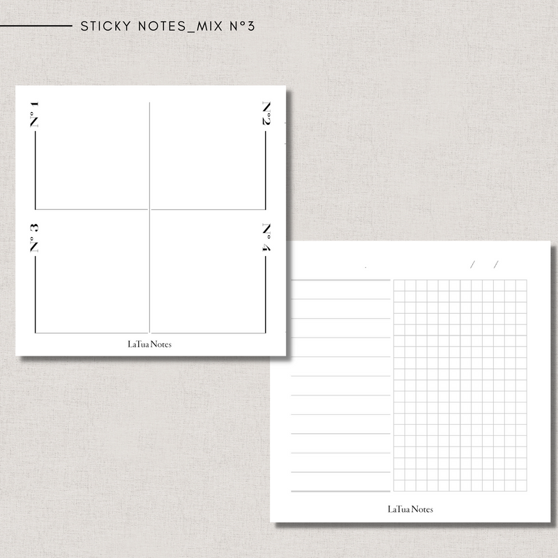 Sticky Notes - MIX N°3