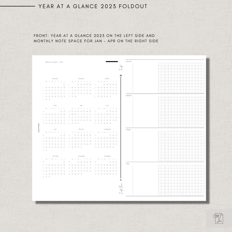 Year at a glance 2023 | Foldout