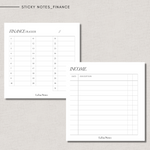 Sticky Notes - FINANCE