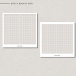 Sticky Notes - SQUARE GRID