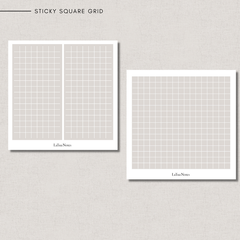 Sticky Notes - SQUARE GRID