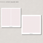 Sticky Notes - SQUARE GRID