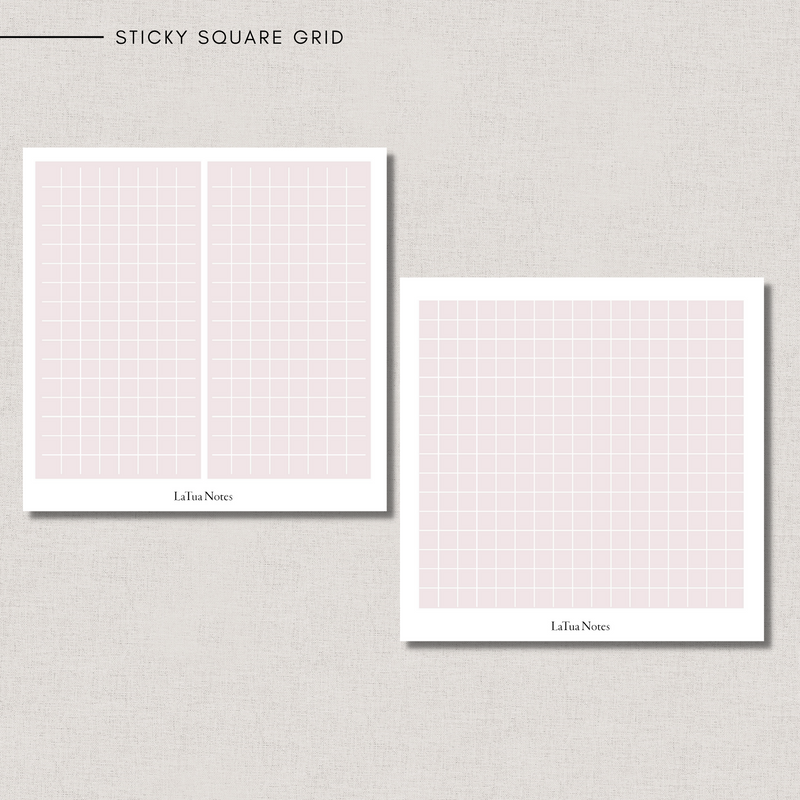 Sticky Notes - SQUARE GRID