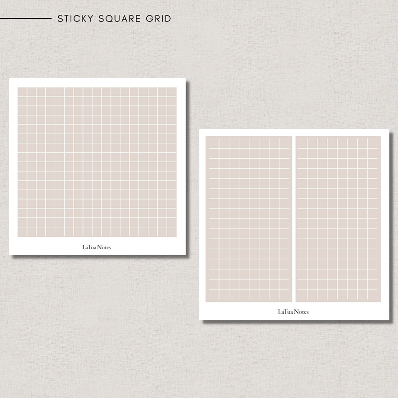 Sticky Notes - SQUARE GRID