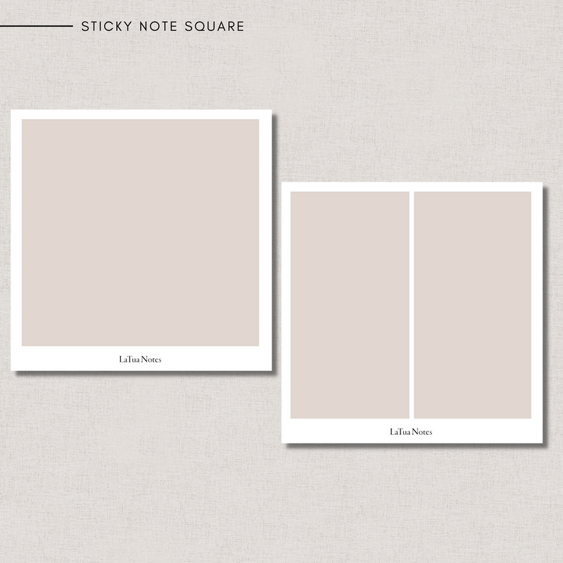 Sticky Notes - SQUARE – LaTua Notes