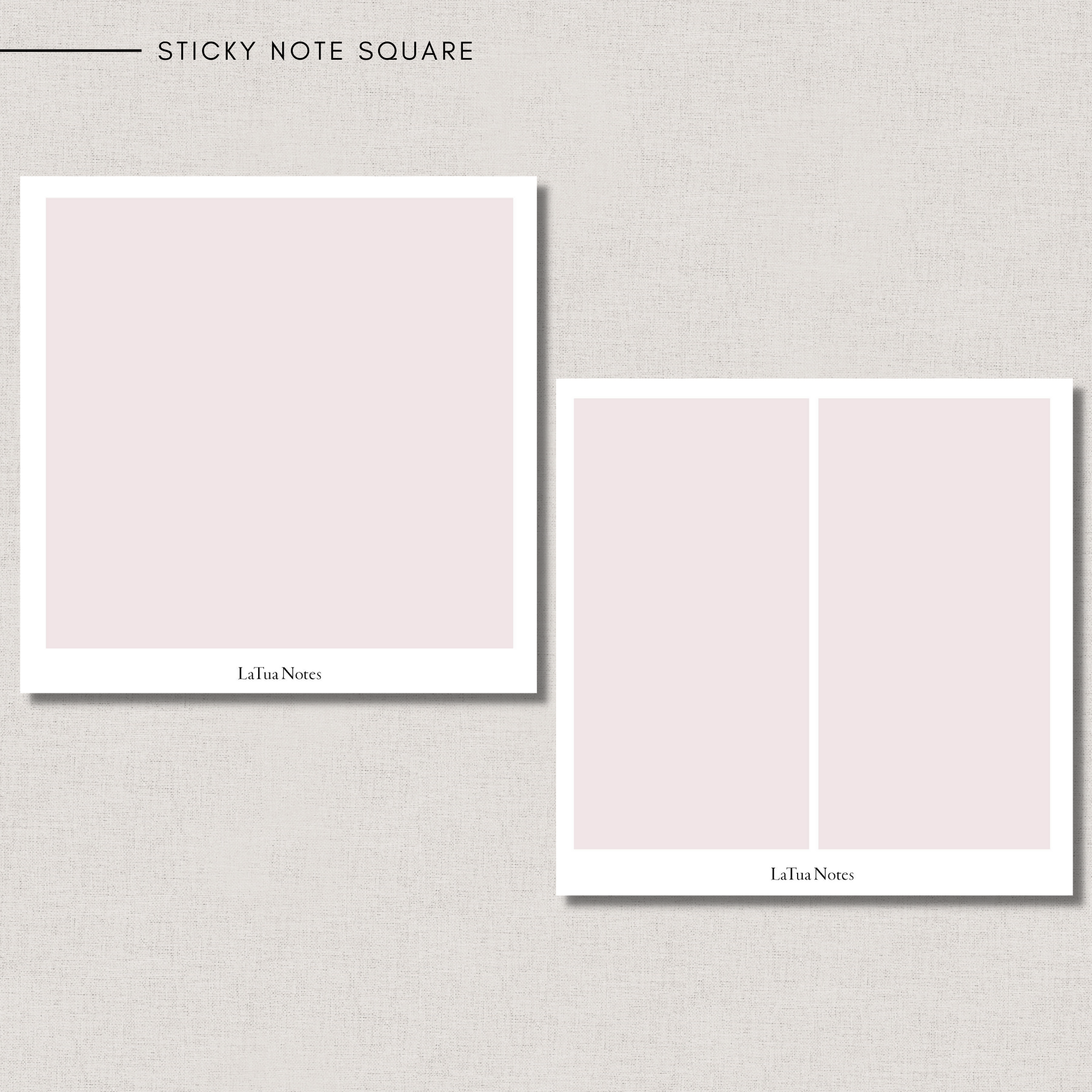Sticky Notes - SQUARE – LaTua Notes