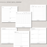 Sticky Notes - CONTENT