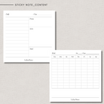 Sticky Notes - CONTENT