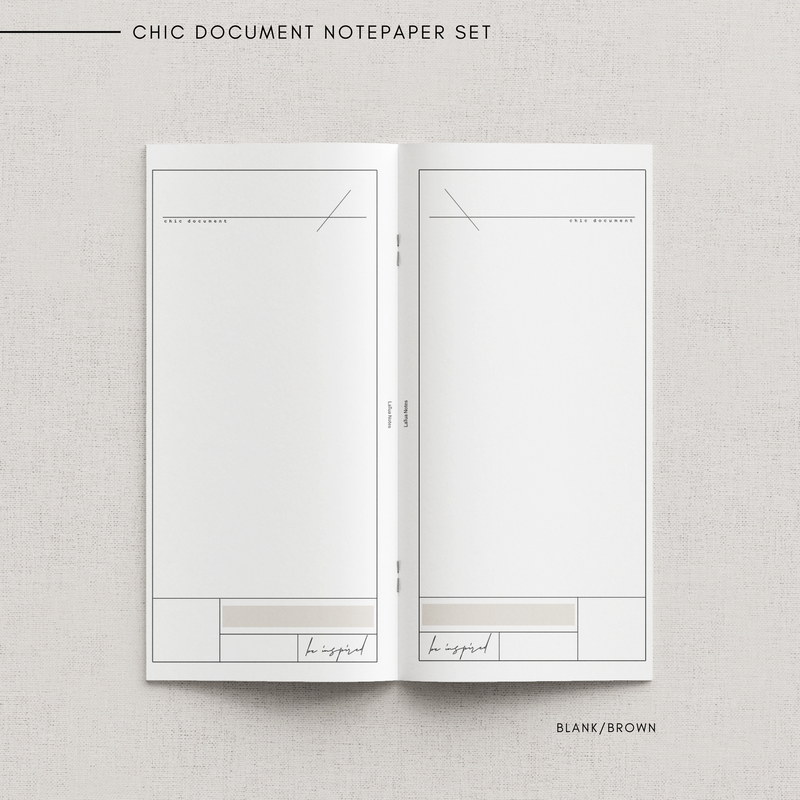 TN Chic document notepaper set