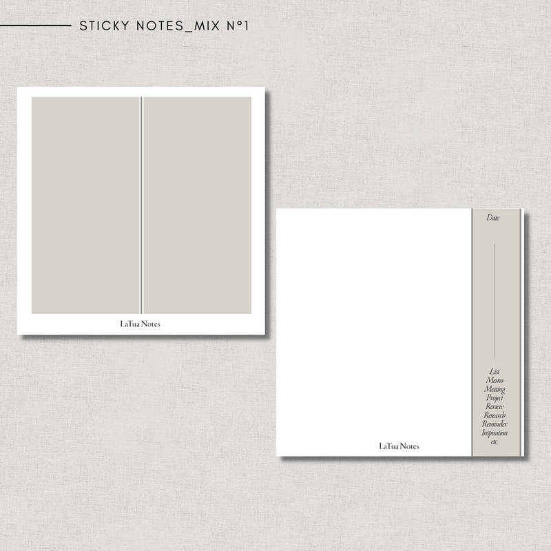 Sticky Notes - MIX N°1