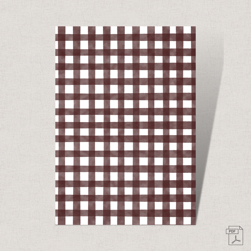 Buffalo plaid (brown)