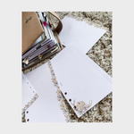 Notepaper Set White Autumn