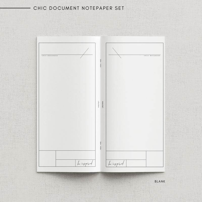 TN Chic document notepaper set