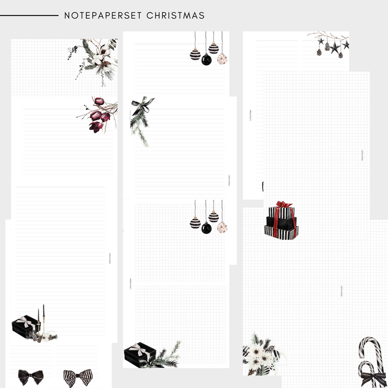 Christmas Notepaperset