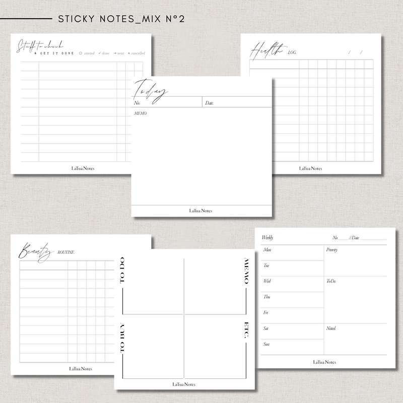 Sticky Notes - MIX N°2