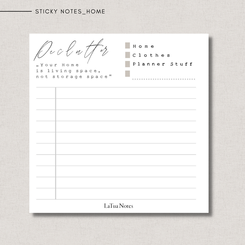 Sticky Notes - HOME