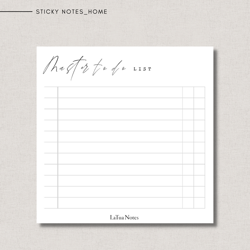 Sticky Notes - HOME