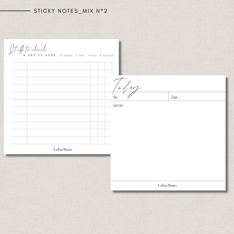 Sticky Notes - MIX N°2