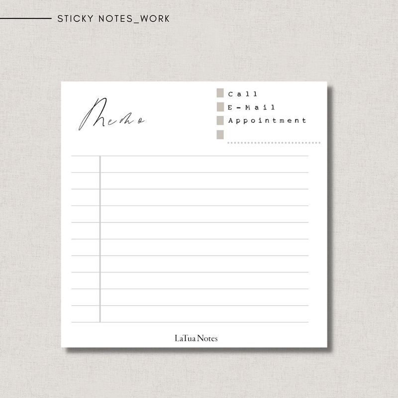 Sticky Notes - WORK