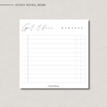 Sticky Notes - WORK