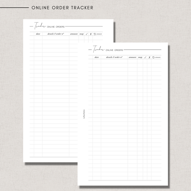 Online Order Tracker