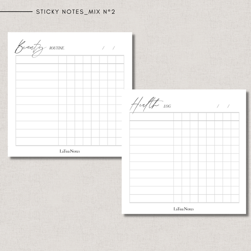 Sticky Notes - MIX N°2 – LaTua Notes