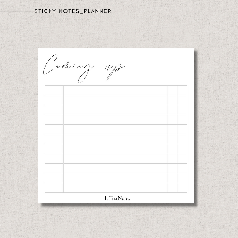 Sticky Notes - PLANNER