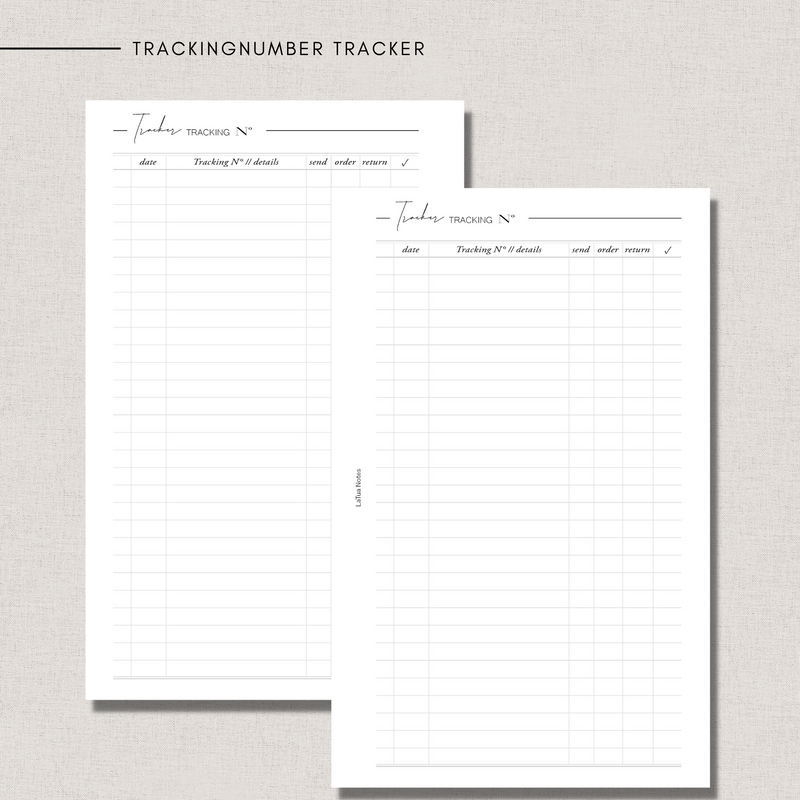 Trackingnumber tracker