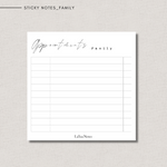 Sticky Notes - FAMILY