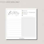 Sticky Notes - FAMILY