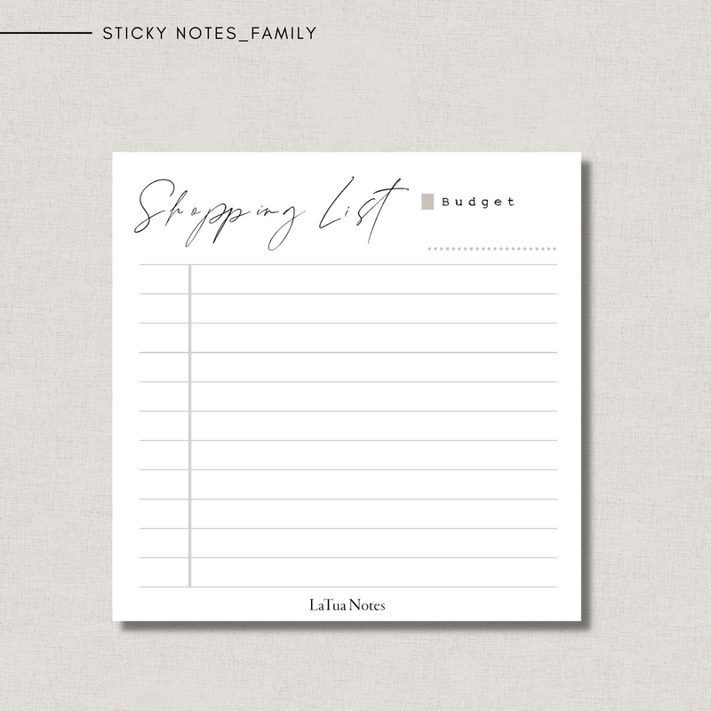 Sticky Notes - FAMILY