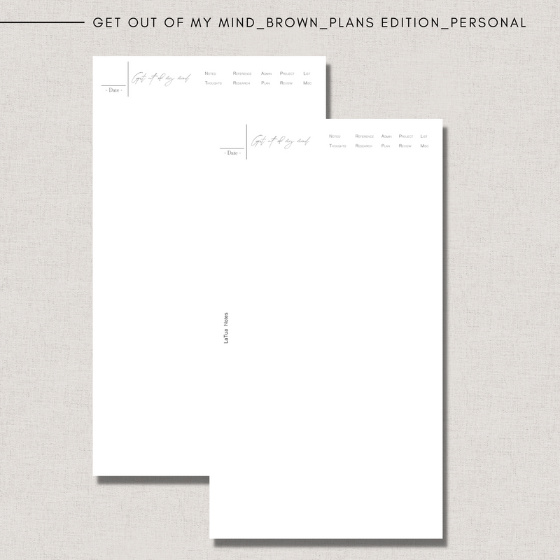 Get out of my mind scribble | brown_plans edition