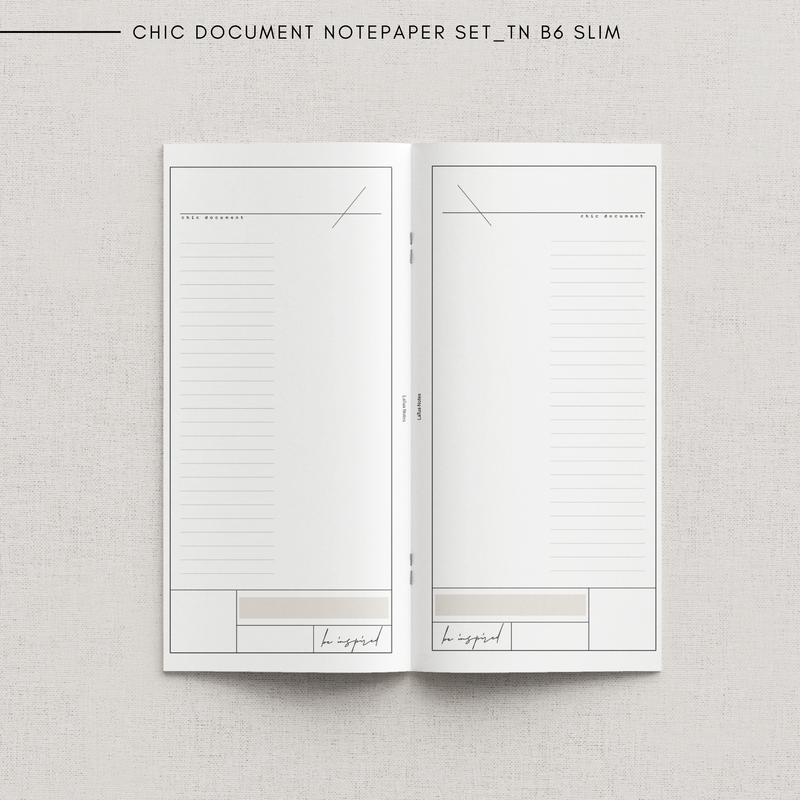 TN Chic document notepaper set